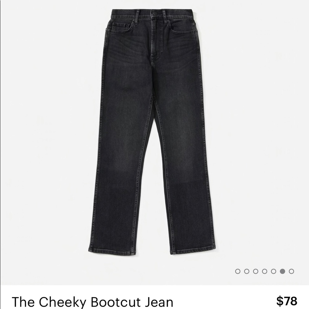 Everlane The Cheeky Bootcut Jean in washed black